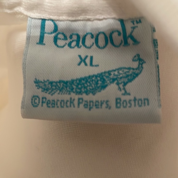Vintage Peacock Papers T-shirt   “SMOTHER ME WITH HUGS , THEN FEED ME CHOCOLATE” - Picture 3 of 4